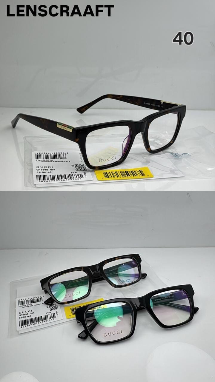 Gucci Designer Eyewear 40 — 51-20-145 — Designer Eyewear, Al Qaswa Trading